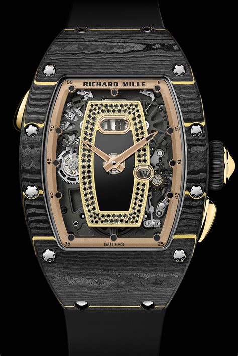 richard mille gold carbon tpt|Richard Mille bracelet.